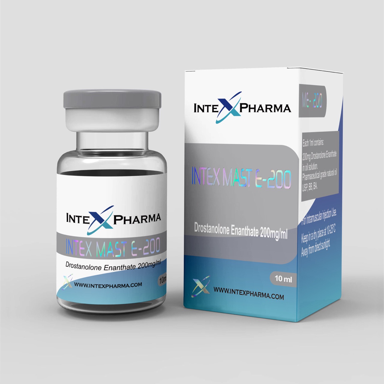Intex Pharma Mast E-200 Drostanolone Enanthate 200mg/ml vial