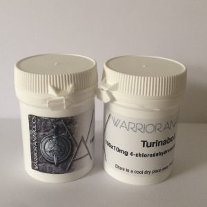 Warrior Anabolics Turinabol 100 x 10mg oral steroid tablets pack