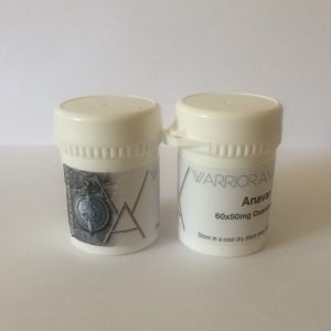 Warrior Anabolics Anavar 100 x 10mg oral tablets box