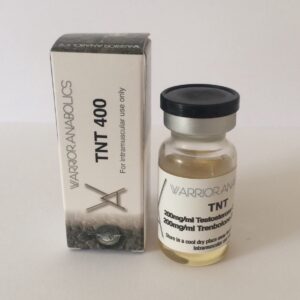 Warrior Anabolics TNT400 vial - Trenbolone Enanthate and Testosterone Cypionate blend