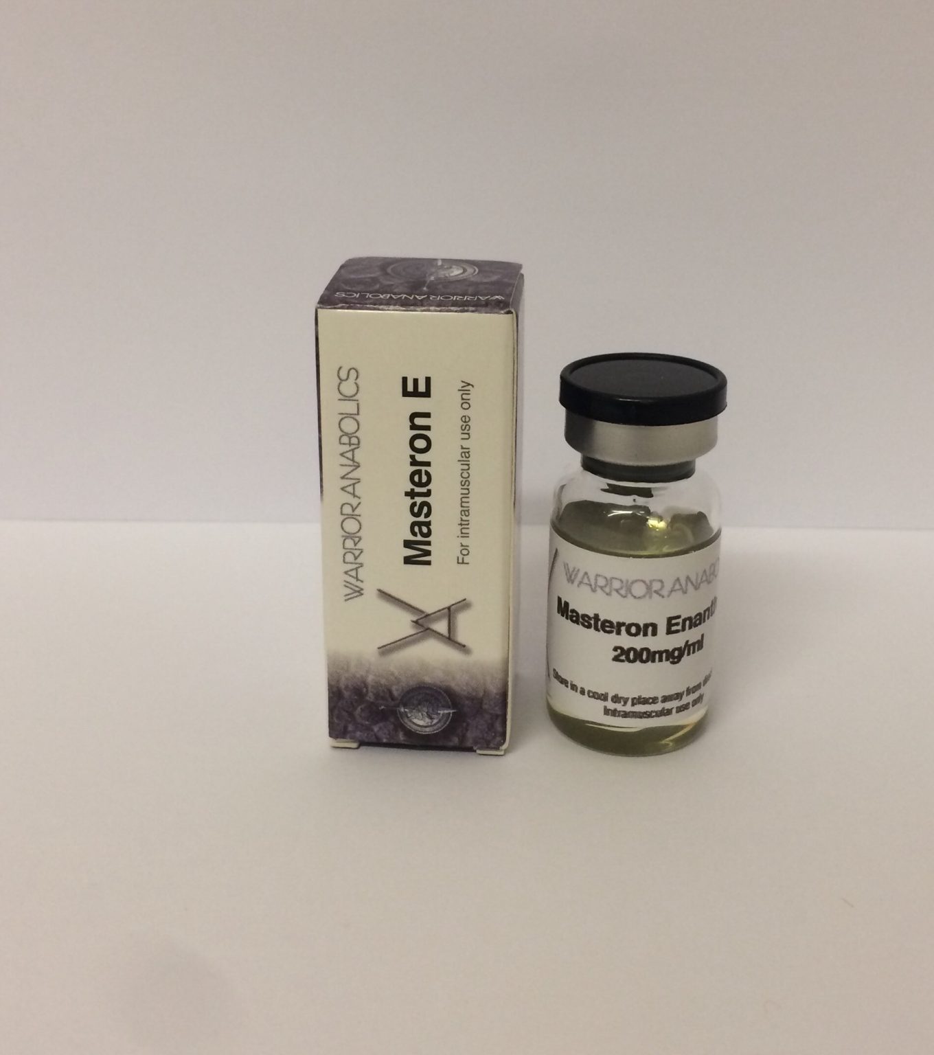 Warrior Anabolics Masteron E vial for muscle definition and fat loss