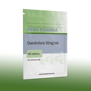 Hemi Pharma Anavar 50mg Oxandrolone tablets box