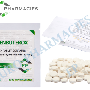 Clenbuterox 40mcg tablets by Euro Pharmacies - 100 tablets per bag