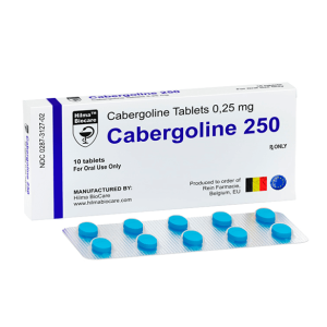 Hilma Biocare Cabergoline 10tabs 0.25 mg per tablet pack