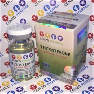 Test Enanthate 300mg Cenzo Pharma vial for lean muscle and testosterone support