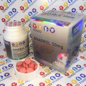 Anadrol 50 Cenzo Pharma oxymetholone 50mg tablets box