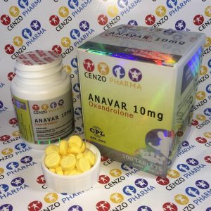 Anavar 10mg Cenzo Pharma oxandrolone tablets box