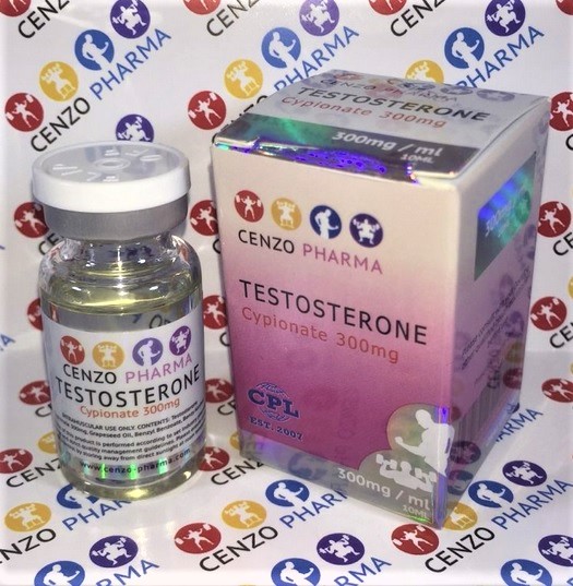 Test Cypionate 300mg Cenzo Pharma vial