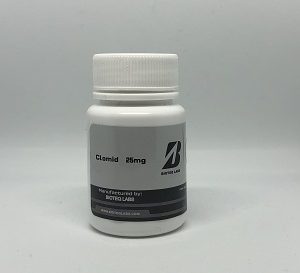 BioTeq Labs Clomid 25mg tablets pack for post cycle therapy