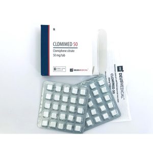 Deus Medical Clomimed 50 clomiphene citrate 50mg x 50 tablets pack