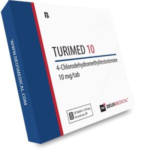 Deus Medical Turimed 10 bottle of 50 tablets, 10mg chlorodehydromethyltestosterone