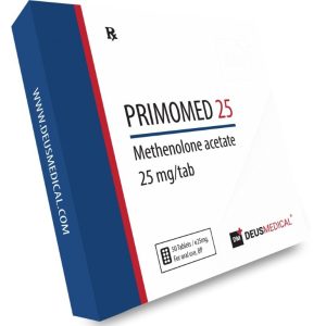 Deus Medical Primomed 25 Methenolone Acetate 25mg tablets box of 50