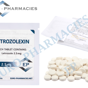 Euro Pharmacies Letrozolexin Letrozole 2.5mg tablets 50 tab bag
