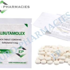 Euro Pharmacies Salbutamolex salbutamol 4mg tablets in a 100 tab/bag
