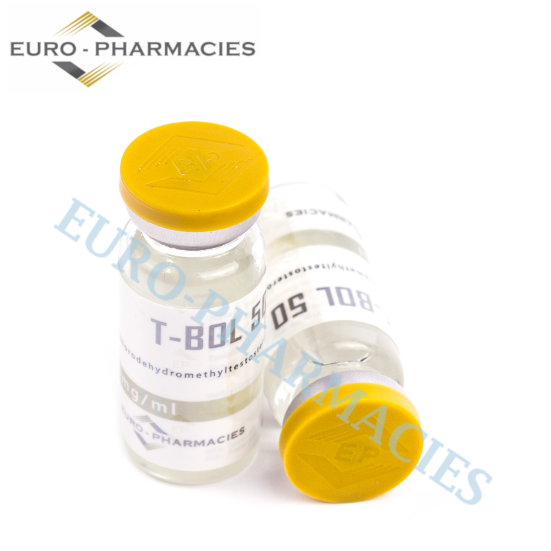 Euro Pharmacies T-bol 50mg 10ml vial GOLD for laboratory research