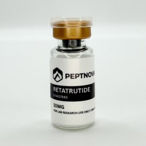 Retatrutide 10mg Vial with 3ml bacteriostatic water for UK laboratory research