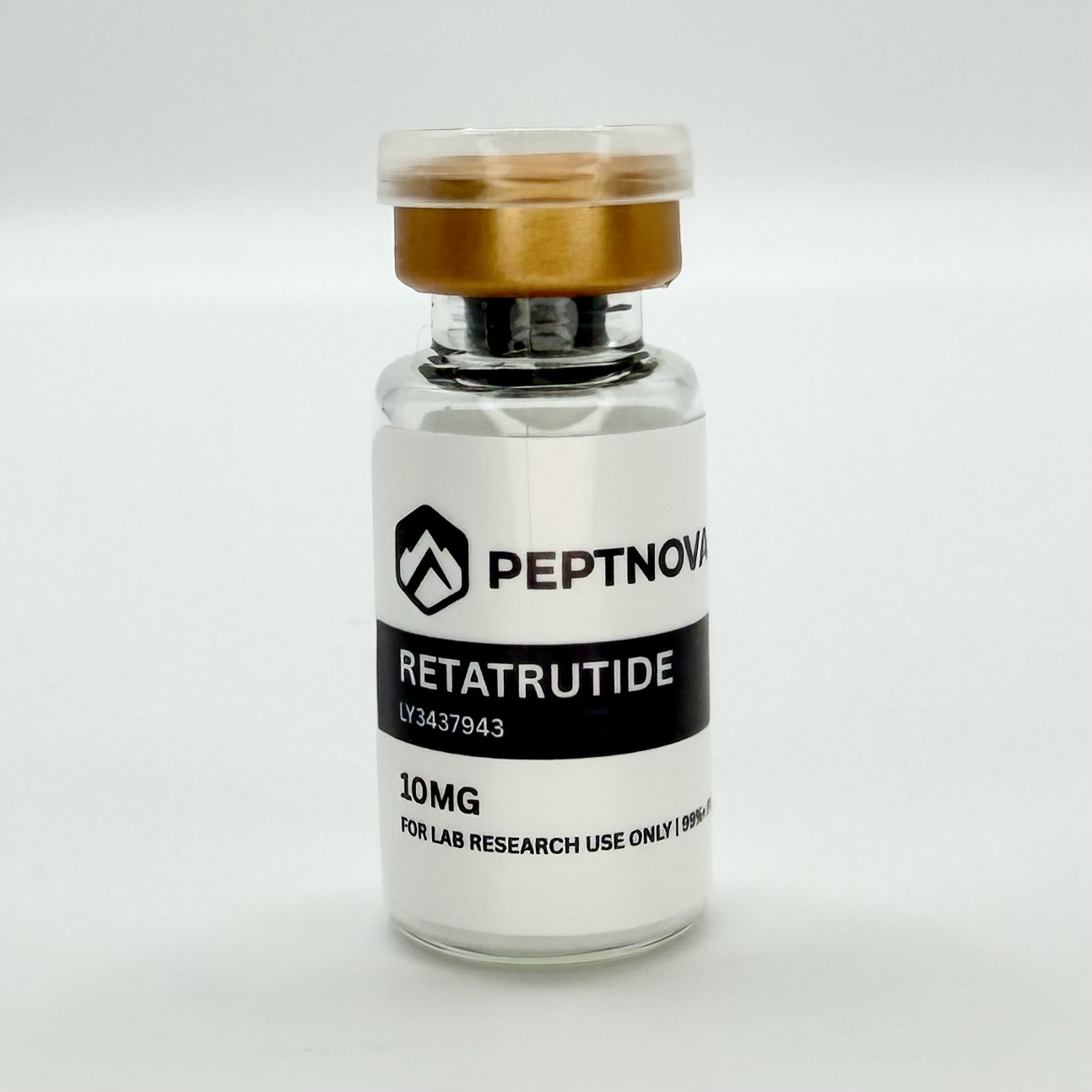 Retatrutide 10mg Vial with 3ml bacteriostatic water for UK laboratory research
