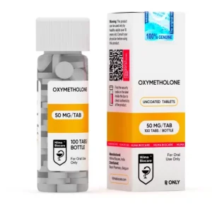Oxymetholone Hilma Biocare 100 tabs 50mg box