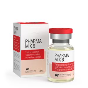 Pharmacom Pharma Mix 6 test, tren and drostanolone enanthate 500mg/ml 10ml vial