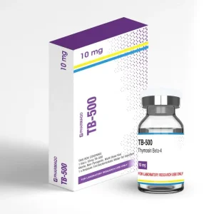 Pharmaqo TB-500 10mg lyophilised research peptide vial