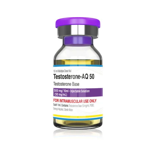 Pharmaqo Testosterone-AQ 50 aqueous testosterone suspension vial