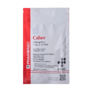 Pharmaqo Caber 1mg x 10 tablets box for prolactin control