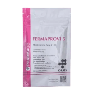 Pharmaqo Femaprov 5 x 100 Mesterolone 5mg tablets box