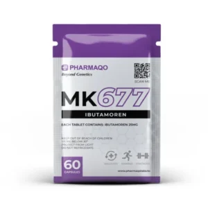 Pharmaqo US MK677 Ibutamoren 25mg x 60 capsules bottle