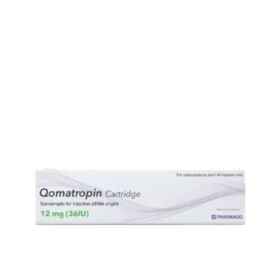 Pharmaqo US Qomatropin Cartridge 12mg HGH 36IU product box