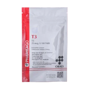 Pharmaqo T3 25mcg x 50 tablets box