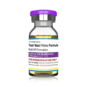 Pharmaqo Test/Mast/Primo Formula multi-API steroid stack vial