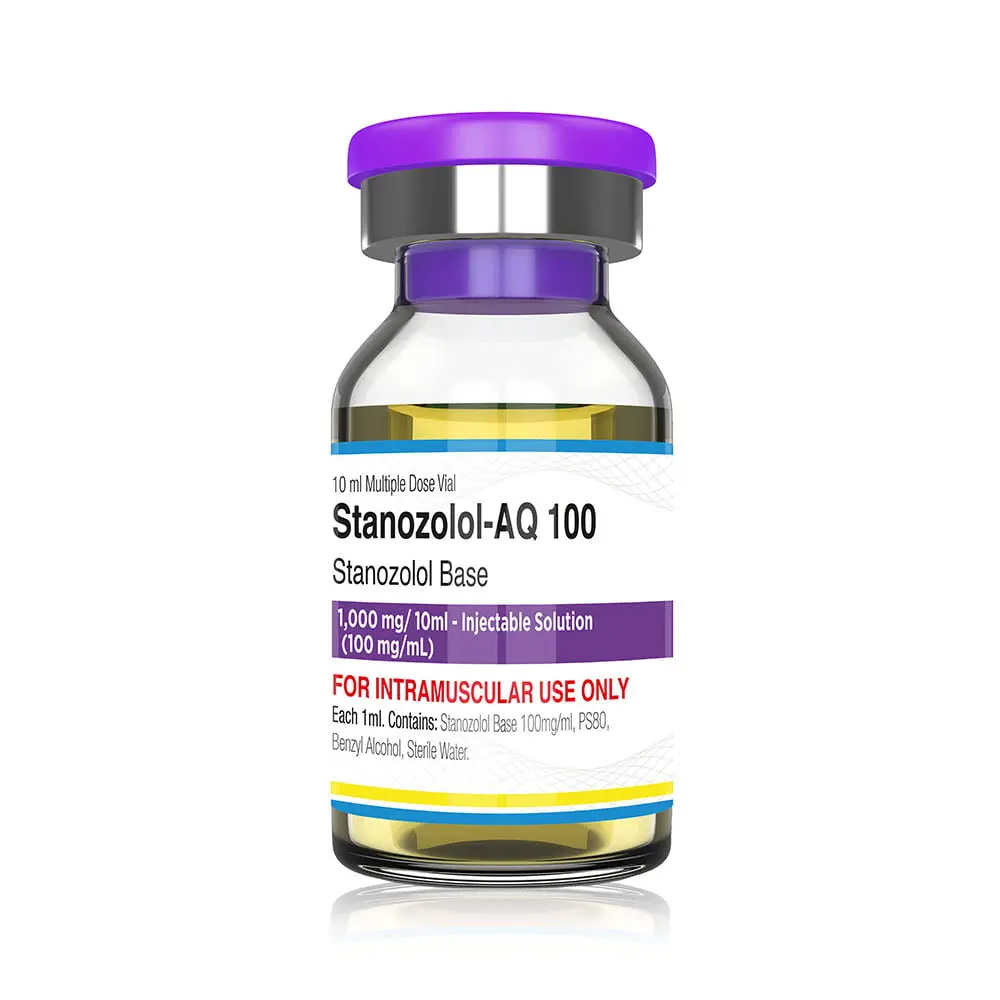 Pharmaqo Winstrol AQ 100 injectable water-based stanozolol vial