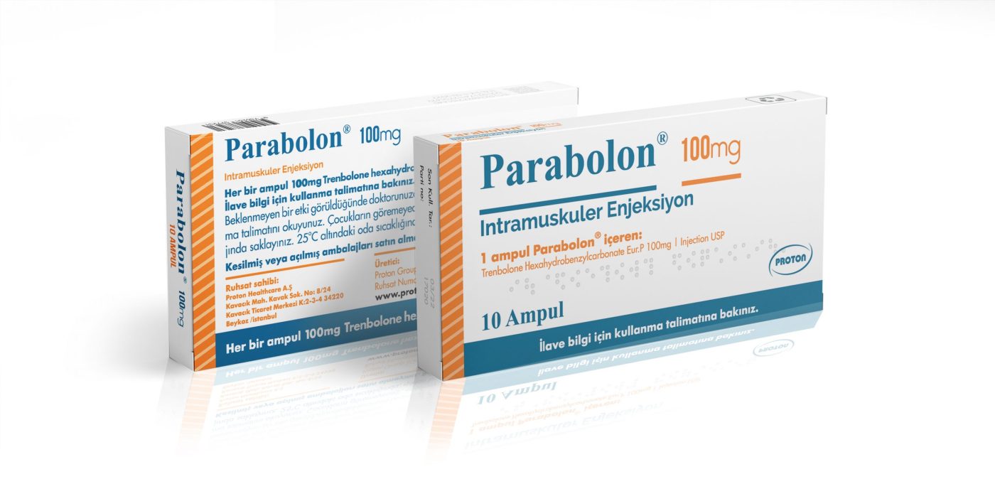 Proton Pharma Parabolan 100mg ampules – 10 x 1ml pack