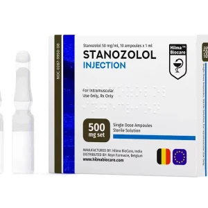 Hilma Biocare Stanozolol Injection 10x1ml 50mg/ml ampoules box