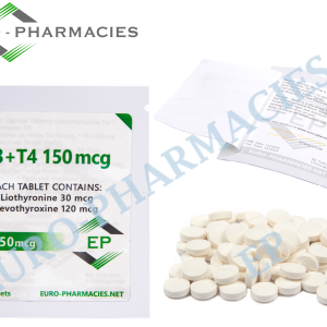 Euro Pharmacies T3+T4 150mcg tablets bag of 50 tabs