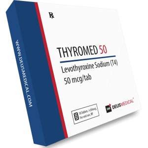 Deus Medical Thyromed 50 T4 50mcg tablets pack