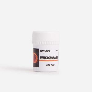 Dimension Labs Ultra Burn fat stripping supplement bottle