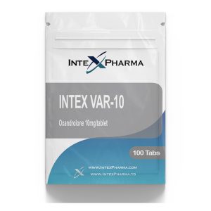Intex Pharma VAR 10 Anavar 10mg x 100 tablets tub