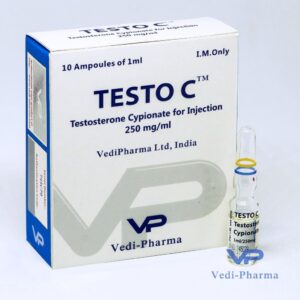 Vedi Pharma Testo-C 250mg vial for strength and muscle definition