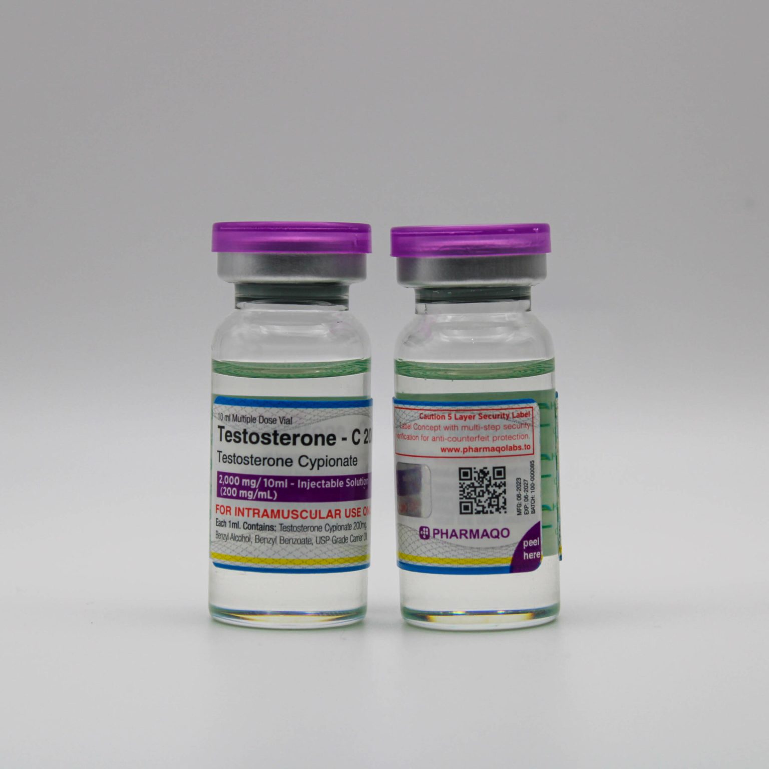 Pharmaqo Labs Testosterone-C 200 Test Cypionate vial
