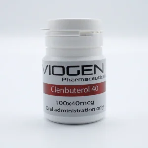 Viogen Clenbuterol 40mcg x 100 tablets pack for UK research