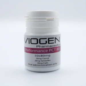 Viogen Performance PCT 80mg x 50 Tabs bottle for post cycle therapy
