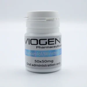 Viogen Winstrol 50mg x 50 tabs box of oral stanozolol tablets