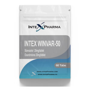 Intex Pharma WINVAR 50mg x 60 tablets box for Winstrol and Anavar stack