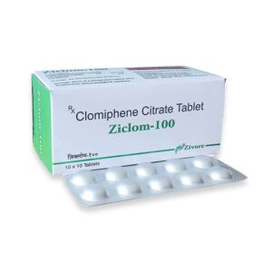 Pharmacom Clomos Clomiphene Citrate 50mg 100 tablets pack