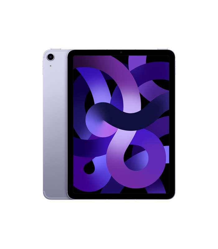 Apple iPad Air purple tablet next to PlayStation 4 Slim console