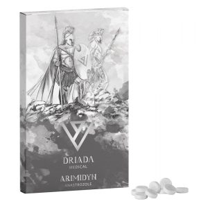Driada Medical Arimidyn 0.5 mg (Anastrozole) tablets box