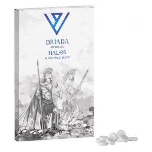 Driada Medical Halos 5mg fluoxymesterone tablets white box