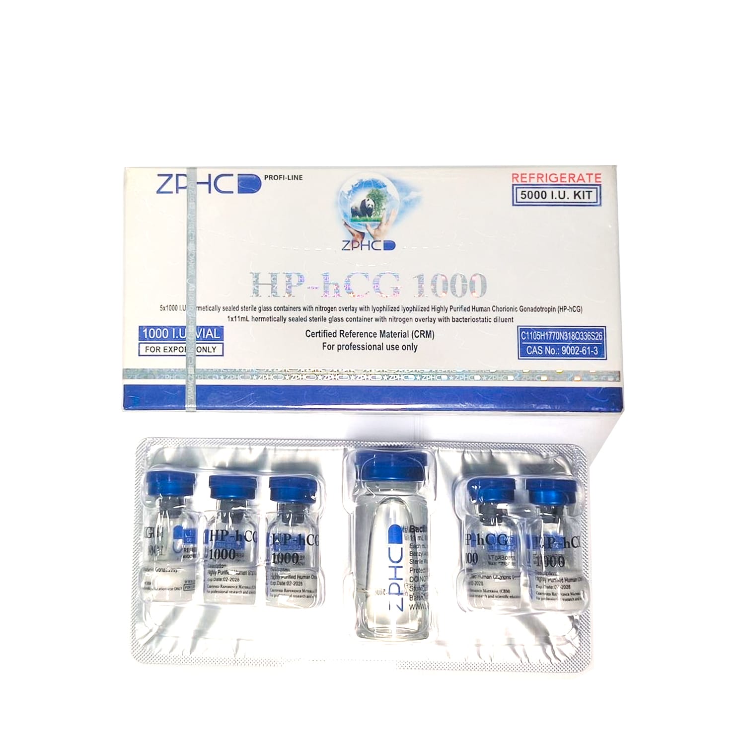 ZPHC HP-HCG 1000IU/Vial