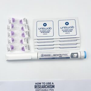 Retatrutide 60mg Pen Kit with needles and sterile wipes